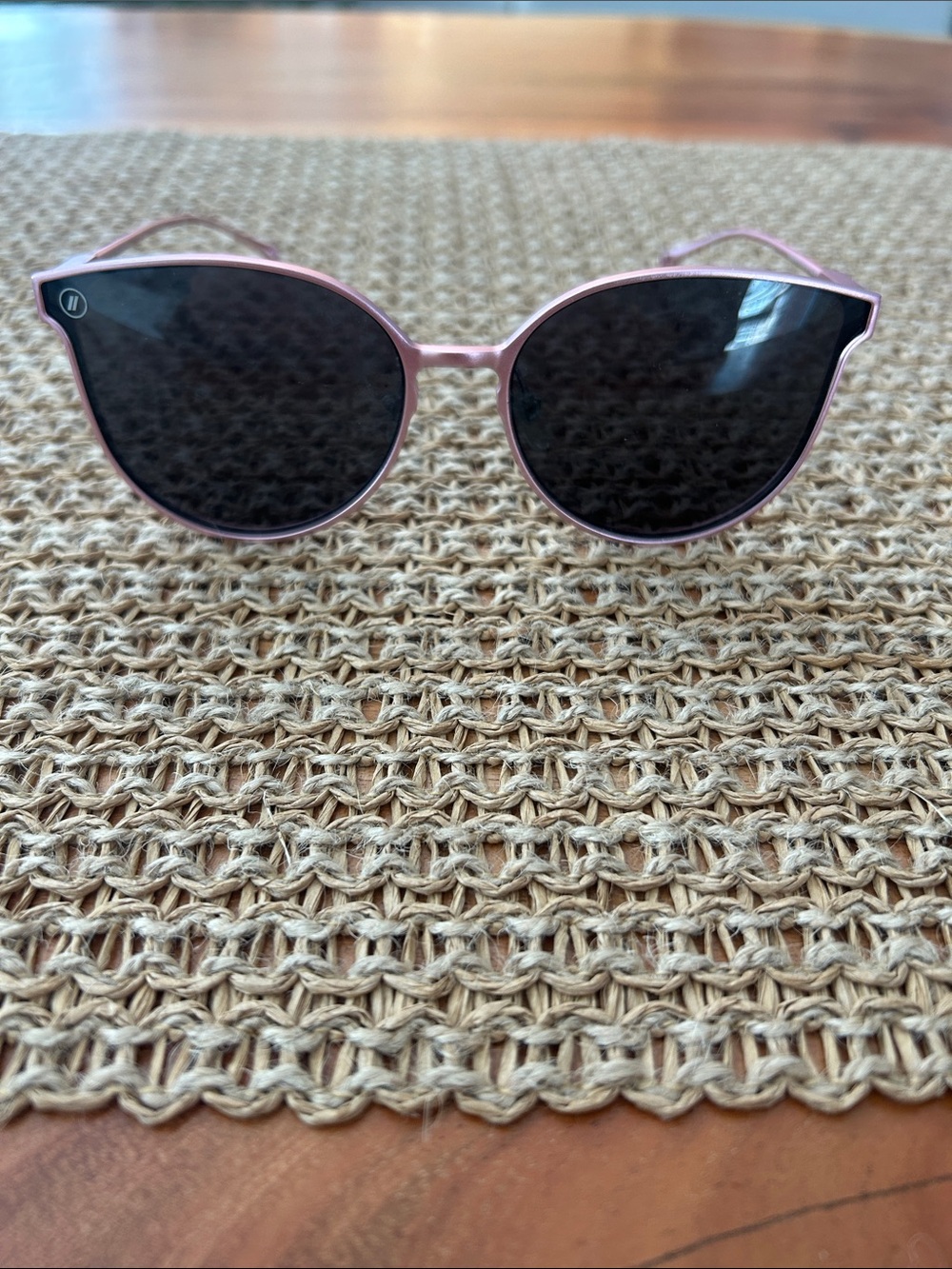Blenders Blushing Bella Polarized Cat Eye Sunglasses in medium/large frame